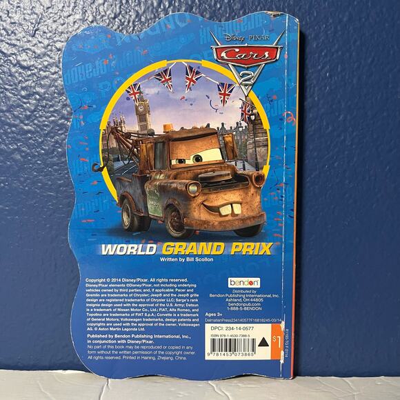 Cars 2 - World Grand Prix Board book - Picture 2 of 6